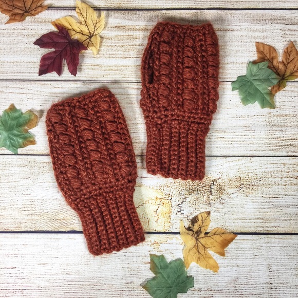 Knot & Kiln Accessories - Knot & Kiln Fingerless Gloves | Crochet Handmade